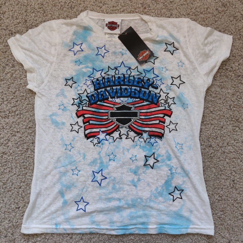 Harley Davidson burnout tee